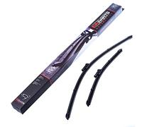 EINPARTS Tergicristalli Coppia Spazzole Spazzole Anteriore | Tipo: Spazzole flat blade | Lunghezza 1: 610mm | Lunghezza 2: 380mm EPWBDC2415 Compatibilità con FIAT Panda Hatchback 312, 319, LANCIA