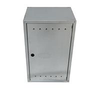 EINSIDE Cassetta contatore gas in lamiera acciaio zincato, 50 x 60 x 25 cm, con fondo