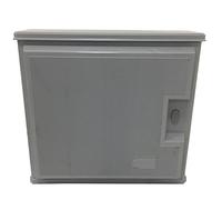 EINSIDE Cassetta Enel completa di serratura, Box in vetroresina per contatore, 4 posti