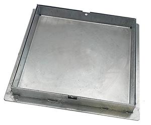 EINSIDE Sigillo zincato pesante porta pavimenti, Chiusino zincato botola a scomparsa altezza 5 cm, 60 x 60 cm