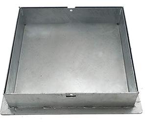 EINSIDE Sigillo zincato pesante porta pavimenti, Chiusino zincato botola a scomparsa altezza 8 cm, 60 x 60 cm