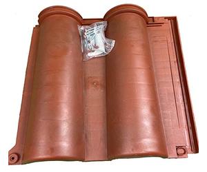 EINSIDE Tegole in plastica doppia onda, Terracotta, Confezione da 17 pezzi = 1,95 m²