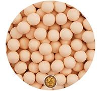 EinsSein 0,35kg Crispy Perline di cioccolato grande albicocca lucido matrimonio confettata confetto battesimo comunione cresima nascita confettis alla laurea decorazioni bimba bomboniere confetto