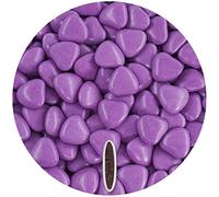 EinsSein 0,5kg Confetti di Cuore al cioccolato mezzo viola lucido cuoricini matrimonio confettata confetto battesimo comunione cresima nascita confettis alla laurea decorazioni bimba bomboniere