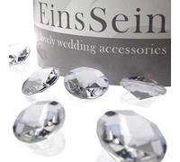 EinsSein 1000x Cristalli di Diamanti Scintillanti Acrilico 12mm limpido Decorativi Diamante Diamantini Cristallo Acrilico Confetti Brillantini Cuore Decorativo Matrimonio Tavolo Decorazioni tavoli