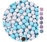 EinsSein 1kg Palline di cioccolato Mix piccolo bianco-azzuro matrimonio battesimo nascita comunione confettata cresima nascita confettis alla laurea decorazioni bimba bomboniere senza mandorla