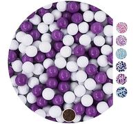 EinsSein 1kg Palline di cioccolato Mix piccolo bianco-viola matrimonio battesimo nascita comunione confettata cresima nascita confettis alla laurea decorazioni bimba bomboniere senza mandorla