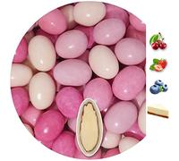 EinsSein Confetti di Cioccolato Vari Gusti rosa 1kg Ripieni con Mandorle | 160 pezzo per Confettata per Matrimonio Battesimo Comunione Cresima e Laurea Confettata | Decorazioni Bomboniere