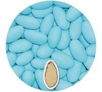 EinsSein Confetti di Mandorla Matrimonio Gracile azzurro cielo 500g | 150 pezzzo Confettata per Battesimo Comunione Cresima Nascita e Laurea | Decorazioni Bomboniere per Bimba Cuoricini