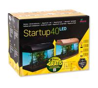 Einsteiger Set Acquario Startup Set LED 40x25 Completo Nano Vetro Contenitori