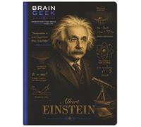 Einstein Lined Notebook: 8.5" x 11" lined Paper Notebook | 100 Quad-Ruled Pages for Mathematics, Engineering, Science and Technical Notes