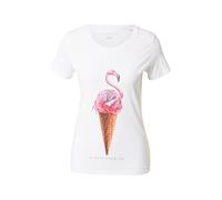 EINSTEIN & NEWTON Maglietta 'Flamingo Ice' marrone / castano / rosa / rosa scuro / bianco Donna EINSTEIN & NEWTON XL