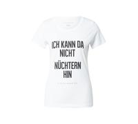 EINSTEIN & NEWTON Maglietta 'Ich Kann Da Nicht…' nero / bianco Donna EINSTEIN & NEWTON XS nero / bianco