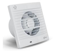 EINTTAX Aspiratore Bagno 100 mm, silenzioso, 34 dB, Con timer e valvola di riteg