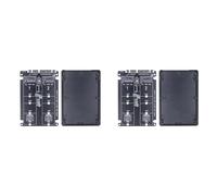 Eioeeklop 2X Adattatore Doppio da M.2 A SATA3.0 Adattatore SSD Protocollo M.2 SATA 2 Porte NGFF M.2 Chiave B A SATA 3.0 Convertitore da 6 Gbps M2 A SATA