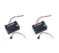 Eioeeklop 2X Controller per Scooter Elettrico DC24V Parte per Scooter Elettrico Controller per Motore A Spazzole Elettriche DC 120W con di Ricarica e LED