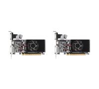 Eioeeklop 2X GT210 1GB GDDR3 64Bit Scheda Grafica PClE X16 2.0 GPU Scheda Grafica Computer DVI-D+VGA+HD Scheda Video Desktop