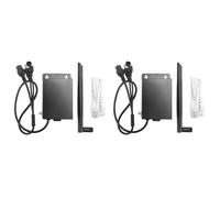 Eioeeklop 2X Router WiFi 4G LTE per Esterni con Slot per Sim Card Porta CPE RJ45 Wireless Impermeabile Alimentazione per Telecamera IP