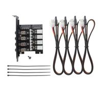 Eioeeklop Controller A Doppio Canale Drive A Disco Rigido Scheda di Espansione PCI con SATA Migliora Le Prestazioni del PC