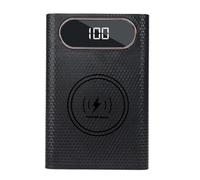 Eioeeklop Power Case per 4x21700 con Ricarica Veloce, Power Bank Estraibile con Ricarica Rapida 22.5W Batteria, Display LCD 22.5W QC4/QC3.0/QC2.0, Power Bank Fai da Te A