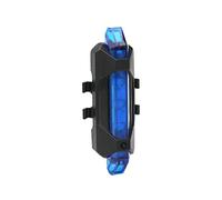 Eioflia 1 fanale posteriore per bicicletta, ricaricabile tramite USB, impermeabile, 3 modalità, luce di avvertimento di sicurezza, adatta a tutte le mountain bike, bici da strada, zaino (blu
