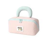 EIOLWJIEO Borsa da toilette personalizzata per donna, sostenibilità ambientale e strati di separazione asciutto e bagnato, stoccaggio multilivello, rosa