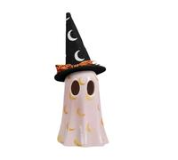EIOLWJIEO Decorazioni per la casa Fantasmi in Ceramica e Cappelli da Strega per Decorazioni a Tema Halloween Fantasmi Decorazioni di Halloween Resina Artigianato in Resina, Tre