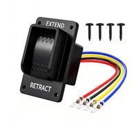 EIOLWJIEO Interruttore stabilizzatore di potenza 12V con DPDT a 3 posizioni, funzione di estensione e retrazione, migliora le avventure marine. Interruttore di estensione e