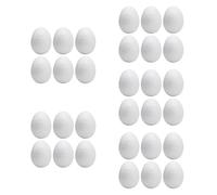 EIOLWJIEO Uova di gommapiuma pasquali primaverili, progetti scolastici vuoti, gnomi artigianali e tutte le esigenze di decorazione fai da te. Queste uova gommapiuma sono per, 30 pezzi, 6.7x4.7 cm