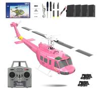 Eipol RC ERA C032 RC elicottero, 2.4G 6CH UH-1 Huey Flybarless RC elicottero, stabilizzazione giroscopio a 6 assi, con mantenimento dell'altitudine e volo invertito 3D per gli appassionati di adulti