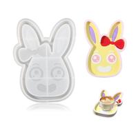 EIR Stampi in Silicone Resina per Vassoio Fai da Te,Stampo per Vassoio in Silicone,Stampi in Silicone per Conigli Pasquali,Stampo per Sottobicchieri in Resina Epossidica,per Fare Piatti
