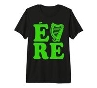 Eire Arpa gaelica Irlanda Eireann Irish Green St Patricks Day Maglietta Premium