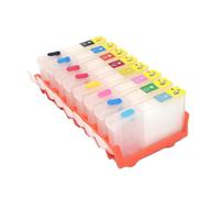 EirenePer Cartucce d'inchiostro ricaricabili CLI-8 CLI8 con chip di ripristino automatico ARC, compatibili con stampante PRO9000 Pro 9000, 8 colori(Cartridge with Chip)