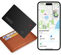 eirix Wallet Tracker Card, Slim Finder funziona con Apple Find My (solo...