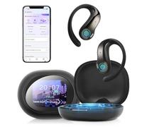 Eirolace AI Cuffie Traduzione Simultanea,Schermo Lcd Touch,Bluetooth 5.4,Auricolari Traduttori Istantanei,Auricolari Traduttore Senza Fili Per Viaggi,Affari,Studio144 Lingue