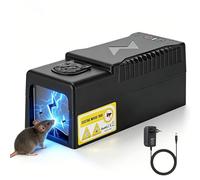 Eirolace Trappola per Topi Elettrica, Trappola per Ratti Alta Tensione, Riutilizzabile & Uccide Istantaneamente LED Piccoli Topi Trappole, Facile Pulire per Interni Cucina Garage Cantina Magazzino