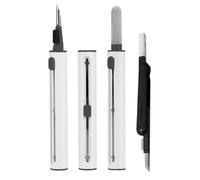 EIROVYA Accessori kit di pulizia per airpods, pulizia cuffie per airpods,2 kit di pulizia accessori per cuffie Bluetooth con penna multifunzione Cuffie Cleaner, Cleaning Penna- Nero e Bianco