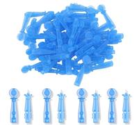 EIROVYA Confezione da 50 aghi monouso per acne brufoli e 76punti, adesivi per acne, per eliminare schiaccia brufoli nella bocca chiusa, confezione da126 pezzi