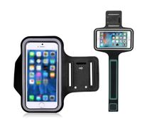 EIROVYA Porta cellulare,fascia braccio running,porta cellulare da braccio,1 Pezzo Fascia Braccio Sportiva per Telefono Cellulare da 4-6 Pollici, Nero, Ideale per Corsa all'Aperto