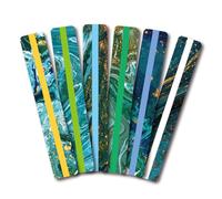 EIROVYA Strisce di Lettura Guidate,6 PCS Righelli di Tracciamento per Dislessia Segnalibri,Righelli da Lettura Guidati,Guida Alla Lettura per La Lettura di Segnalibri per Bambini,Dislessia Persone(B)