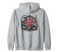 Eirs Healing Hall Viking Norse Pagan Reame Felpa con Cappuccio