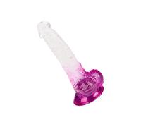 EIS, dildo, dildo flessibile con base a ventosa, 20,5 cm, design realistico, morbido e flessibile, robusta base a ventosa