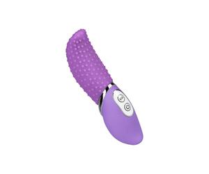 EIS | vibratore da appoggio con protuberanze | 16 cm | impermeabile | delicato sulla pelle | a forma di lingua