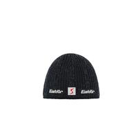 Eisbär Beanie René Skipool Lavorato a Maglia in Lana Taglia Unica - Nero-Blu