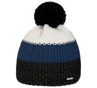 Eisbär Berretto Beanie Star PON RL Invernale con Pompon Taglia Unica - Nero