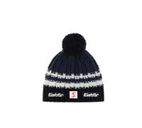 Eisbär Berretto con Pompon Kova Skipool Beanie Lavorato a Maglia Risvolto Taglia Unica - Blu Scuro