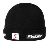 Eisbär Berretto con Risvolto Renan RL Skipool da Sci Beanie in Lana Taglia Unica - Nero