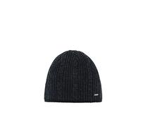 Eisbär Berretto lavorato a maglia Rene MÜ XL, 403029 - Berretto invernale per uomo e donna con interno in pile traspirante e caldo, Nero Grafit., Taglia unica