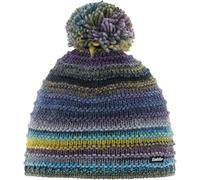 Eisbär - Cappello unisex Mikata con pompon - con fodera in pile per proteggere dal freddo e dal vento - morbida e calda berretta in pelliccia di volpe proveniente dall'Austria, Taglia unica