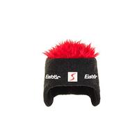 Eisbär Cocker MÜ SP, Cappello Invernale Unisex, Grigio/Rosso, Taglia Unica